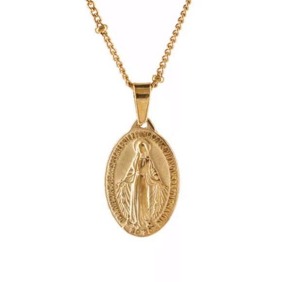 GP Virgin Mary Oval Necklace - Picture 4 of 4